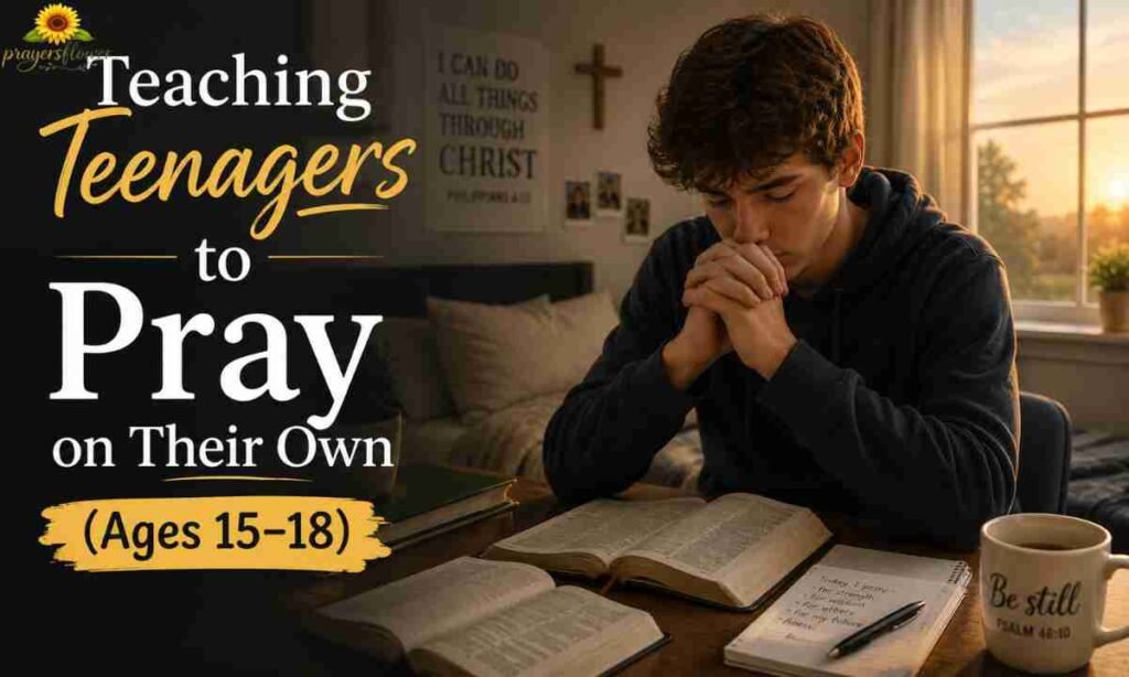 Teaching Teenagers to Pray on Their Own (Ages 15–18)
