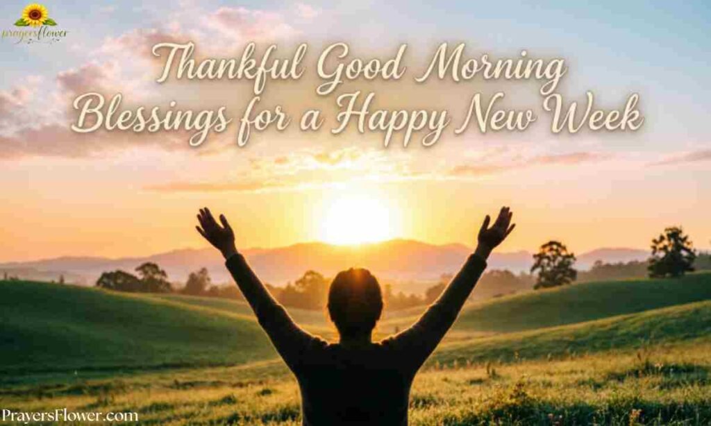 Thankful Good Morning Blessings for a Happy New Week