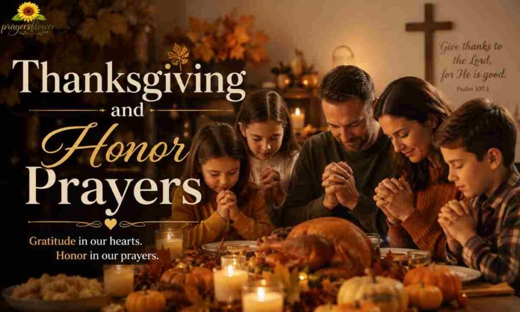 Thanksgiving and Honor Prayers