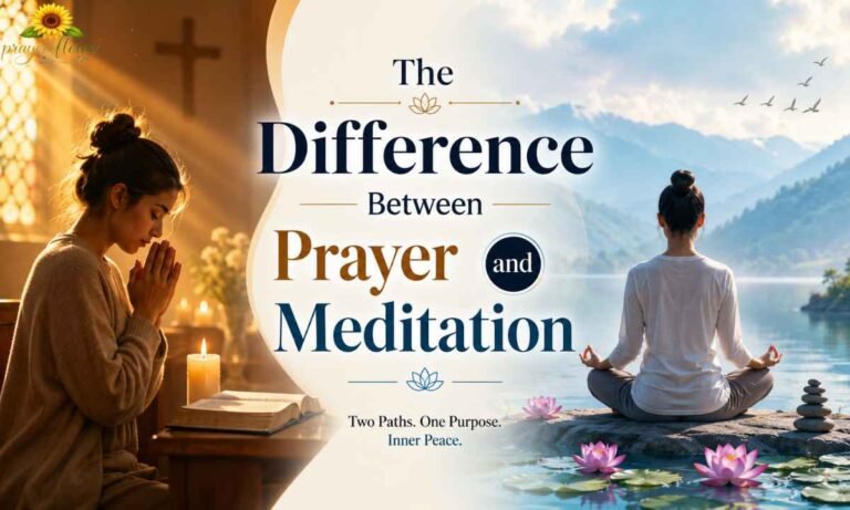 The Difference Between Prayer and Meditation