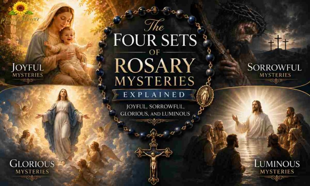The Four Sets of Rosary Mysteries Explained Joyful, Sorrowful, Glorious, and Luminous