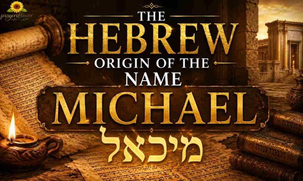 The Hebrew Origin of the Name Michael