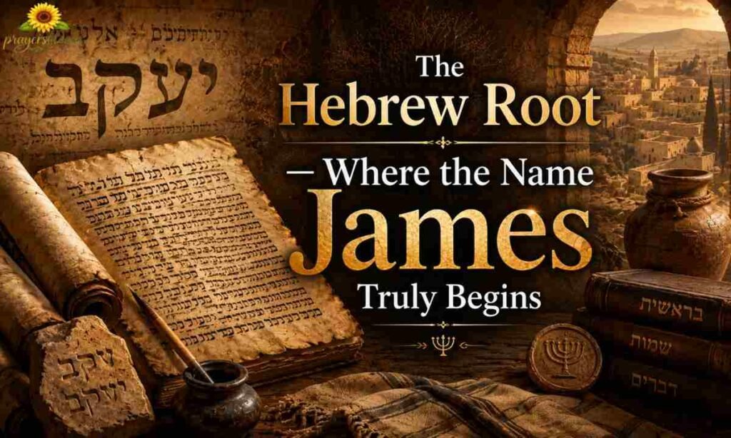 The Hebrew Root — Where the Name James Truly Begins