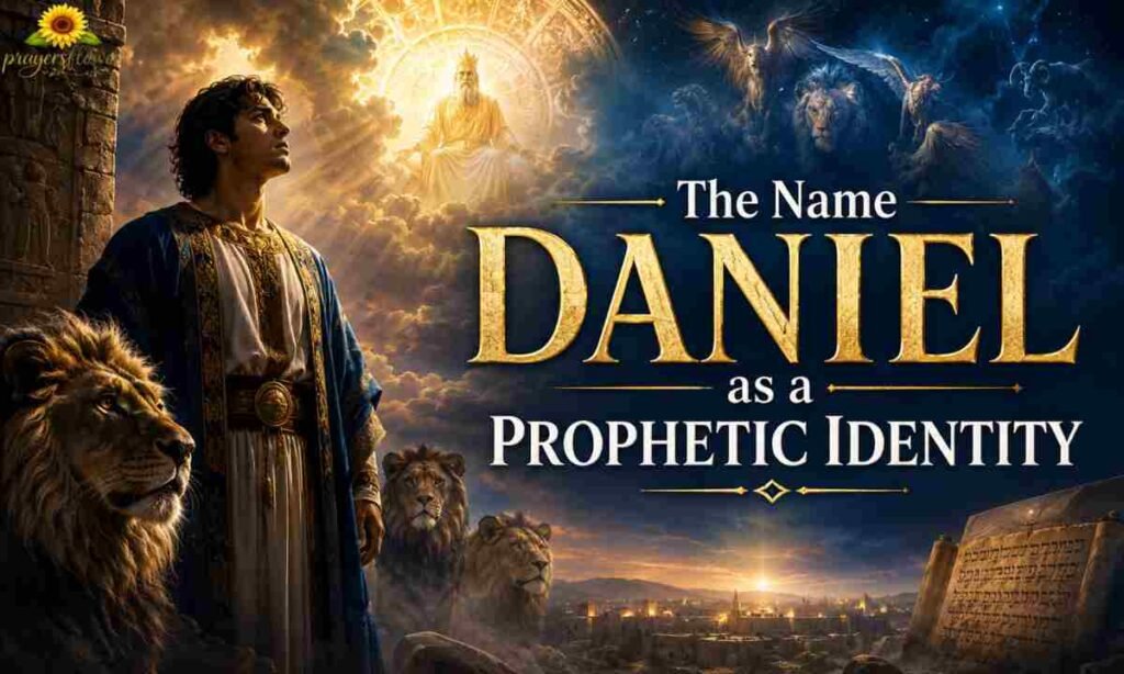 The Name Daniel as a Prophetic Identity