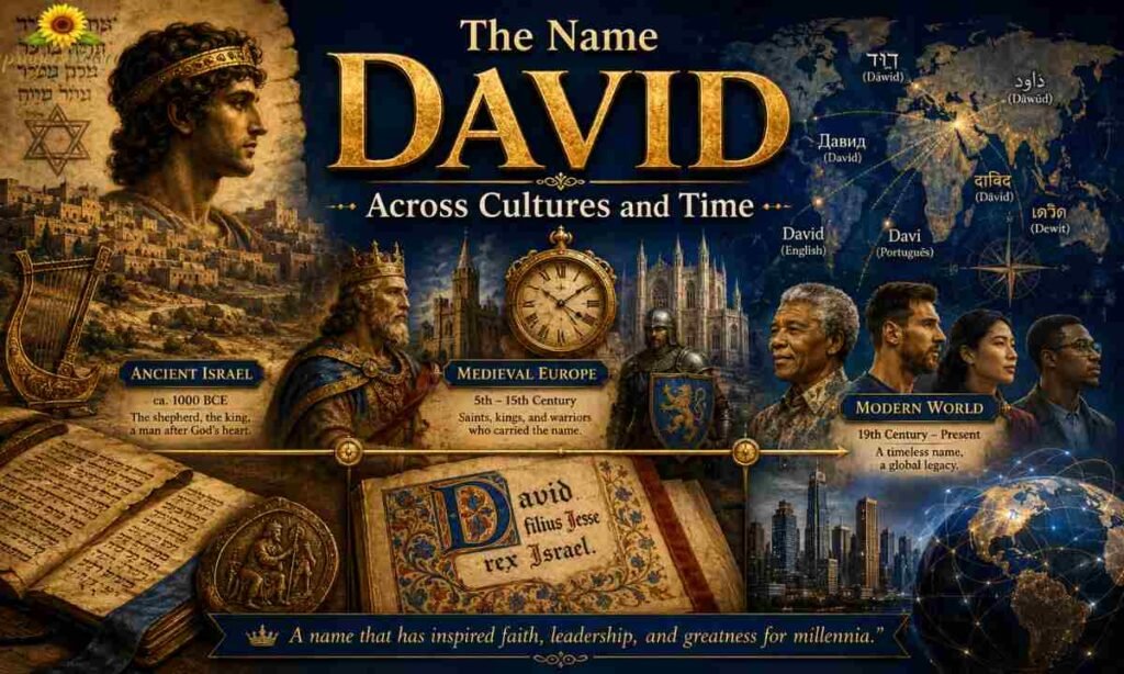 The Name David Across Cultures and Time