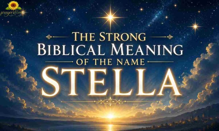 The Strong Biblical Meaning of the Name STELLA