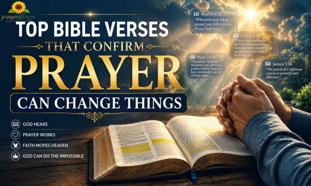 Top Bible Verses That Confirm Prayer Can Change Things
