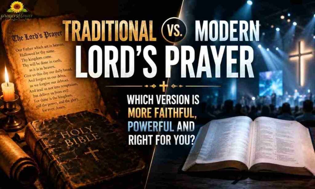 Traditional vs. Modern Lord's Prayer — Which Version Is More Faithful, Powerful and Right for You