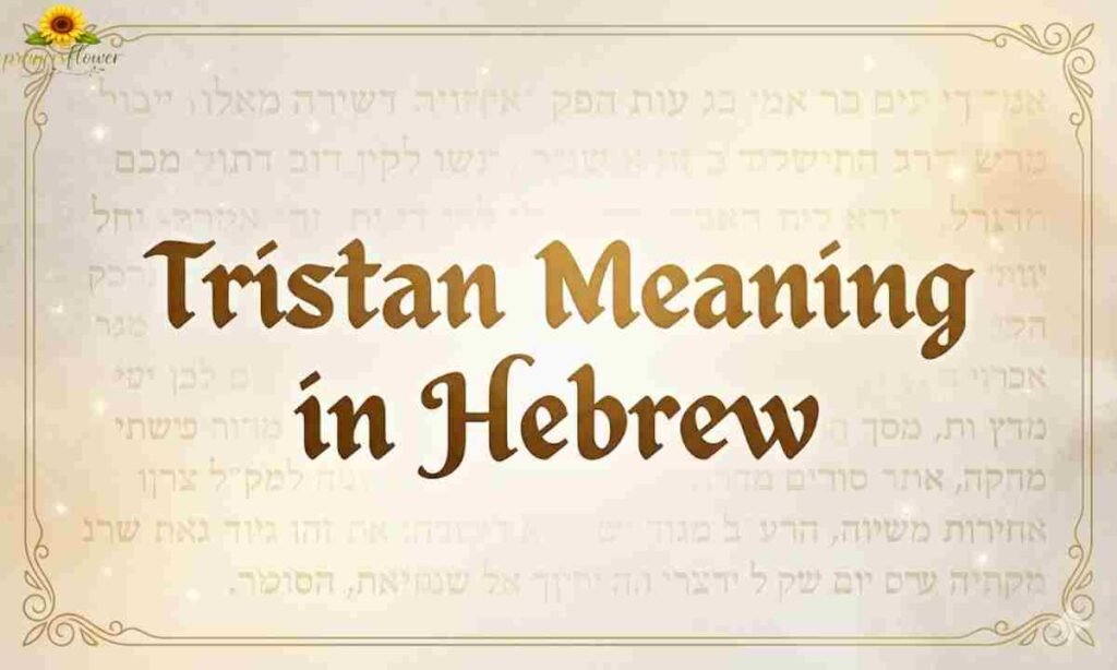 Tristan Meaning in Hebrew