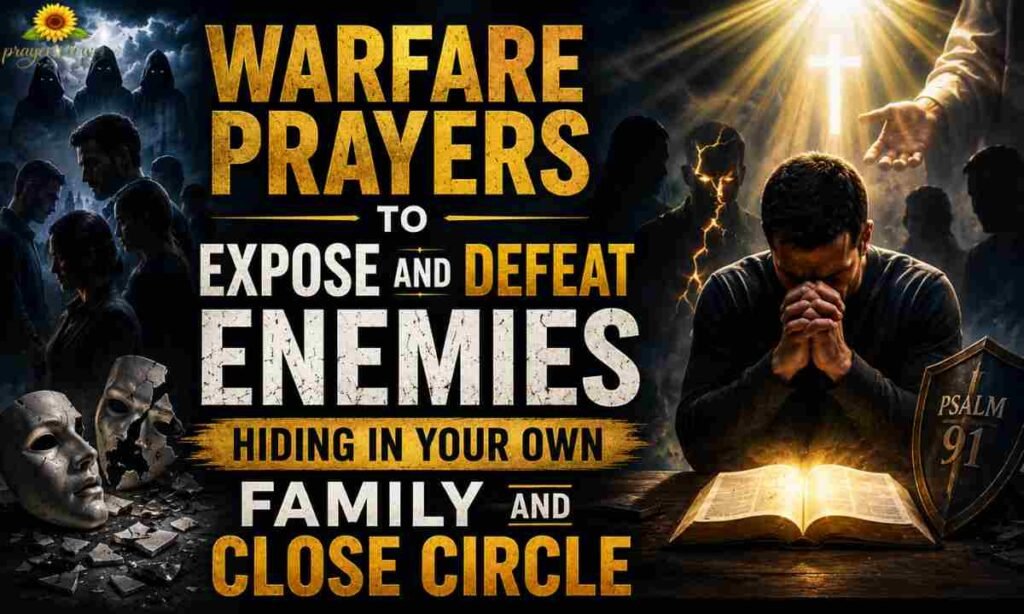 Warfare Prayers to Expose and Defeat Enemies Hiding in Your Own Family and Close Circle