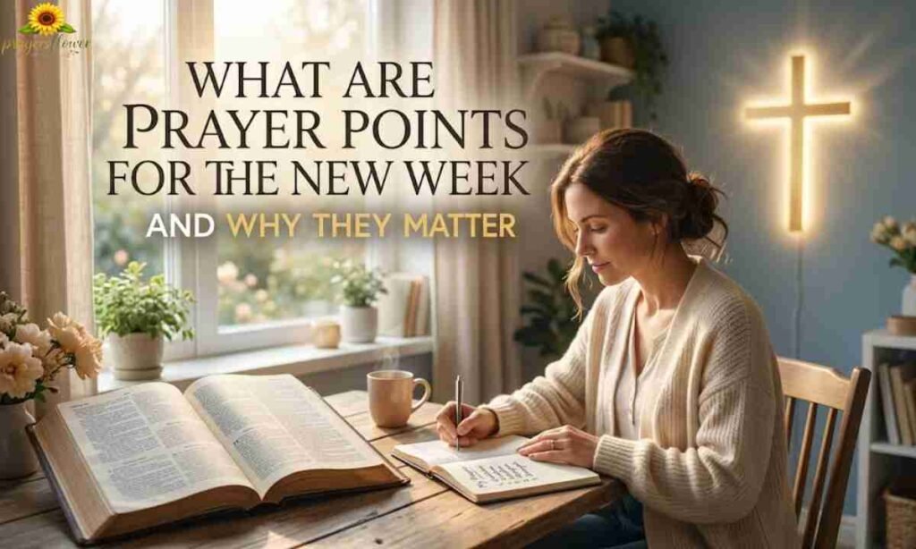 What Are Prayer Points for the New Week and Why They Matter
