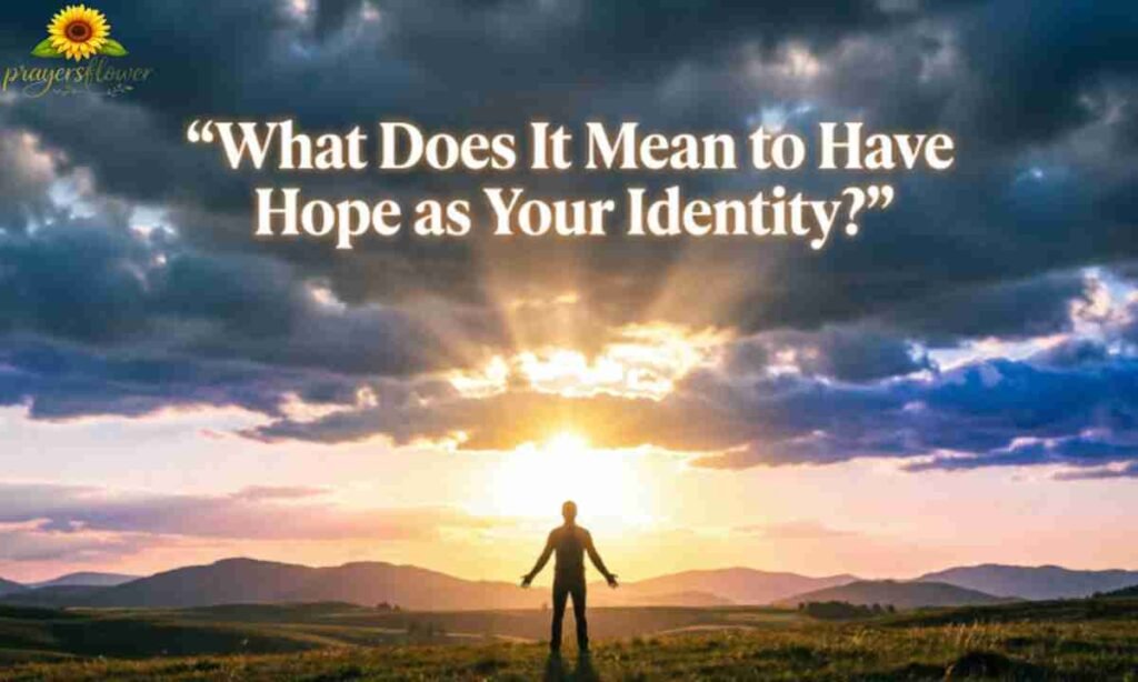 What Does It Mean to Have Hope as Your Identity