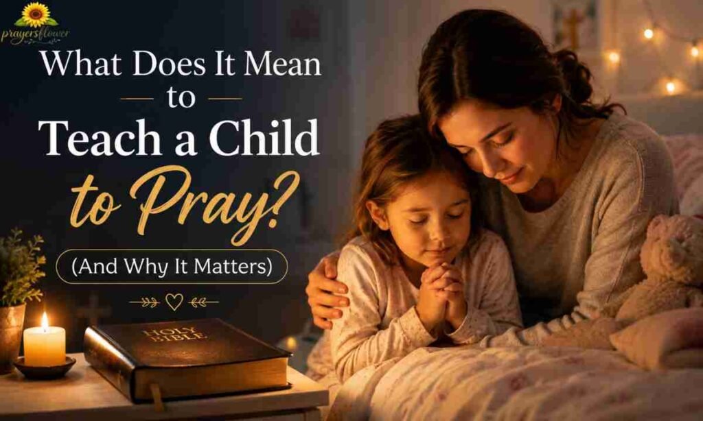 What Does It Mean to Teach a Child to Pray (And Why It Matters)