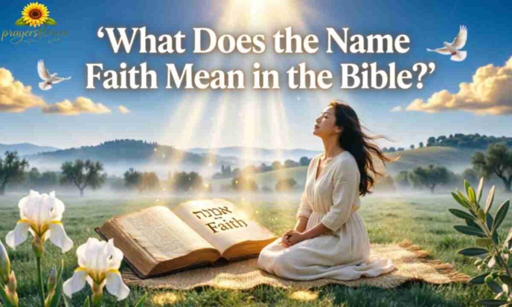 What Does the Name Faith Mean in the Bible