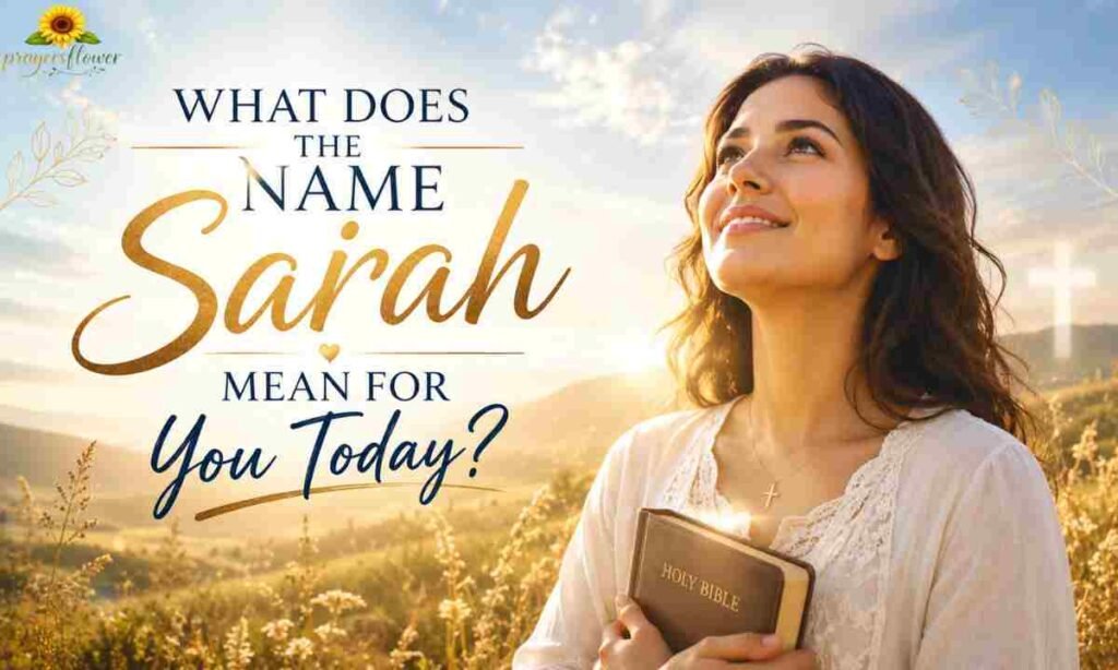What Does the Name Sarah Mean for You Today