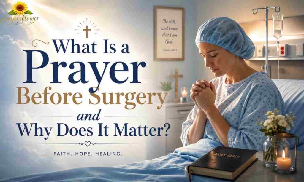 What Is a Prayer Before Surgery and Why Does It Matter