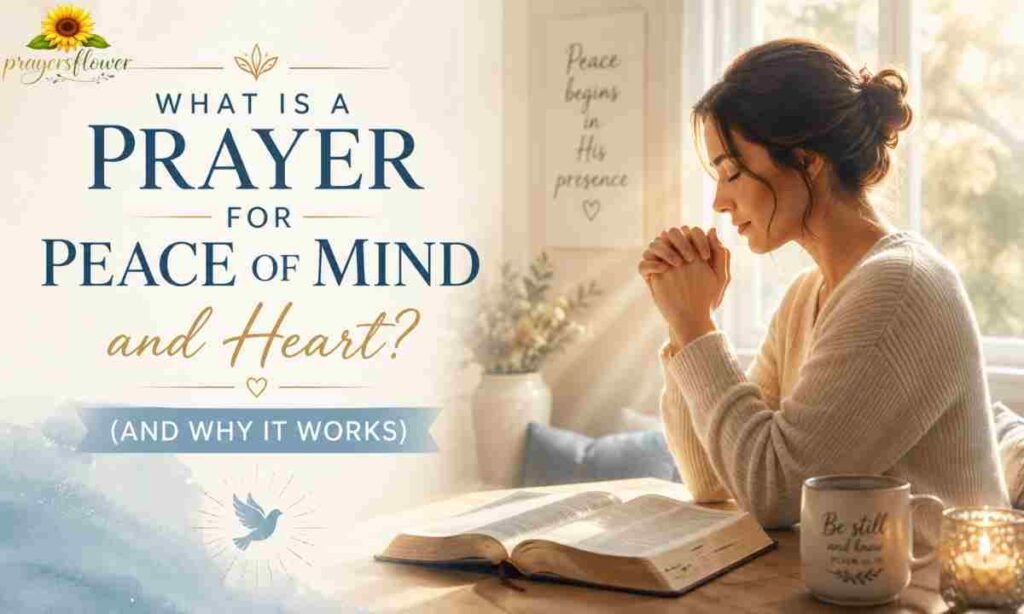 What Is a Prayer for Peace of Mind and Heart (And Why It Works)