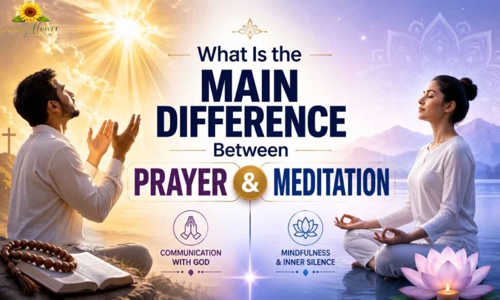 What Is the Main Difference Between Prayer and Meditation