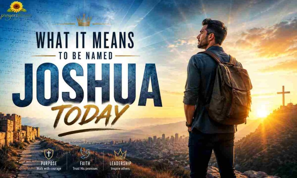 What It Means to Be Named Joshua Today