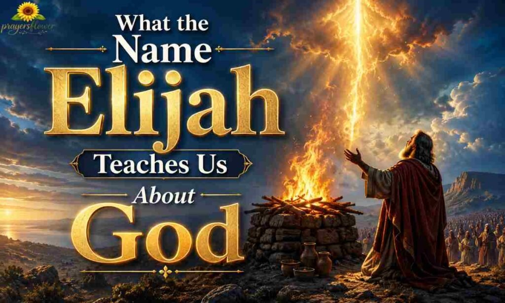 What the Name Elijah Teaches Us About God