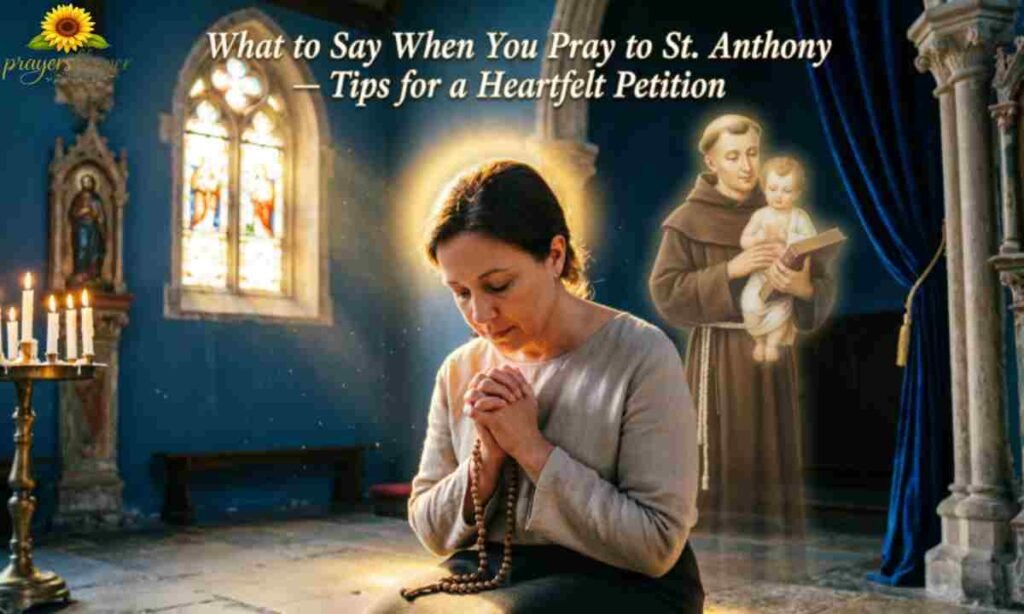 What to Say When You Pray to St. Anthony — Tips for a Heartfelt Petition