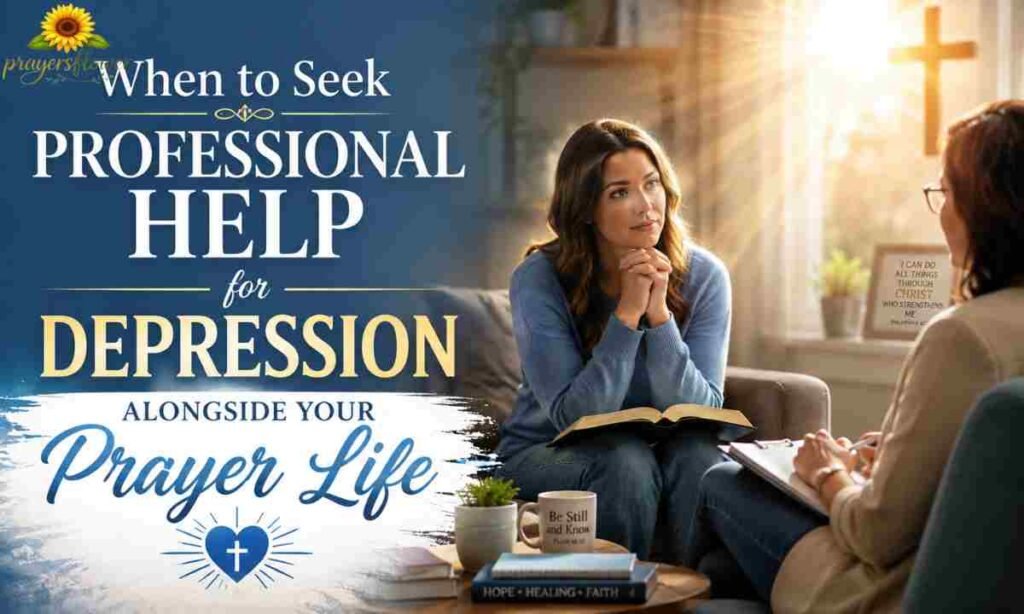 When to Seek Professional Help for Depression Alongside Your Prayer Life