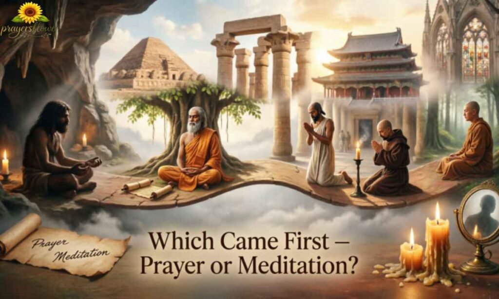 Which Came First — Prayer or Meditation
