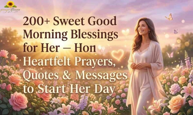 200+ Sweet Good Morning Blessings for Her — Heartfelt Prayers, Quotes & Messages to Start Her Day