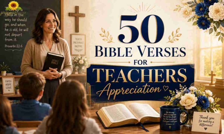 50 Bible Verses For Teachers Appreciation