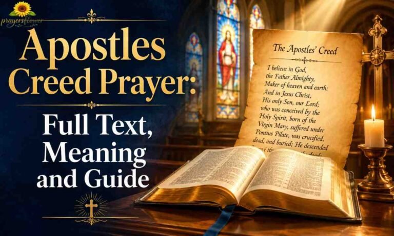Apostles Creed Prayer Full Text, Meaning and Guide
