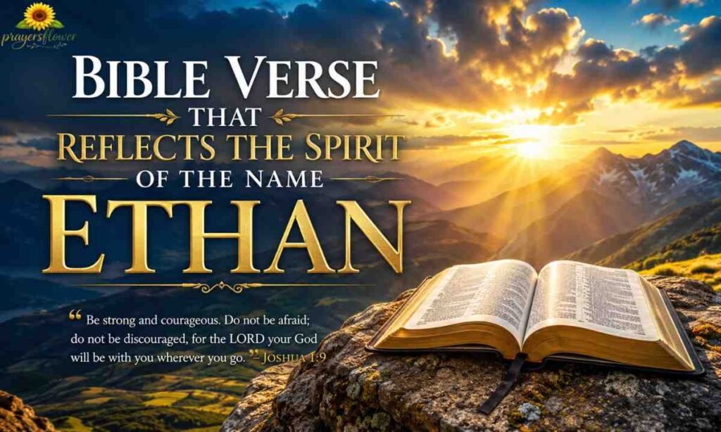 Bible Verse That Reflects the Spirit of the Name Ethan