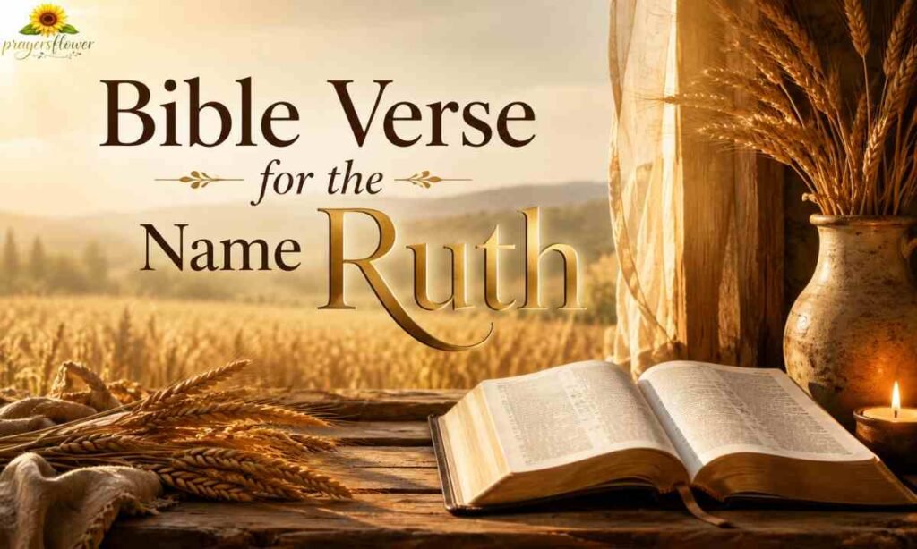 Bible Verse for the Name Ruth