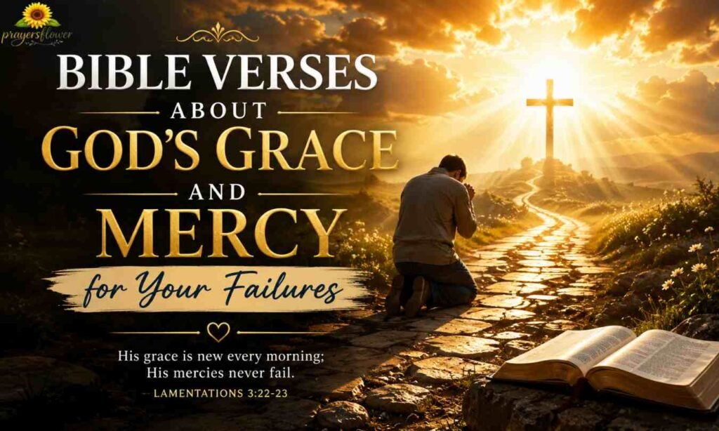 Bible Verses About God's Grace and Mercy for Your Failures