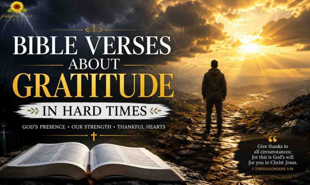 Bible Verses About Gratitude in Hard Times