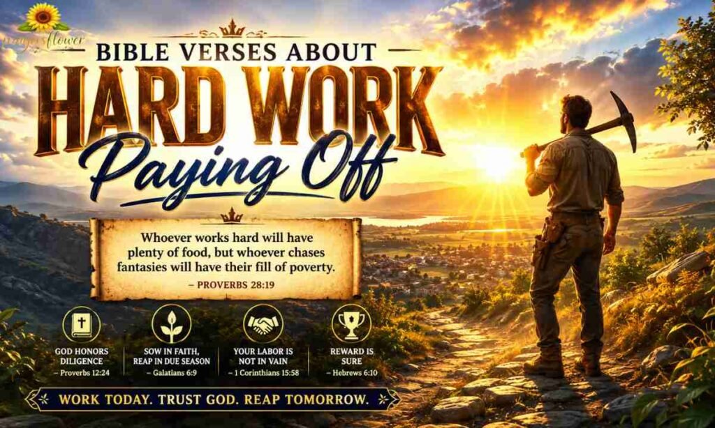 Bible Verses About Hard Work Paying Off