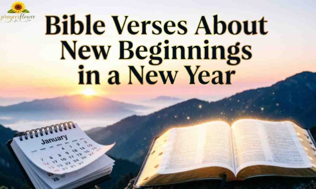 Bible Verses About New Beginnings in a New Year