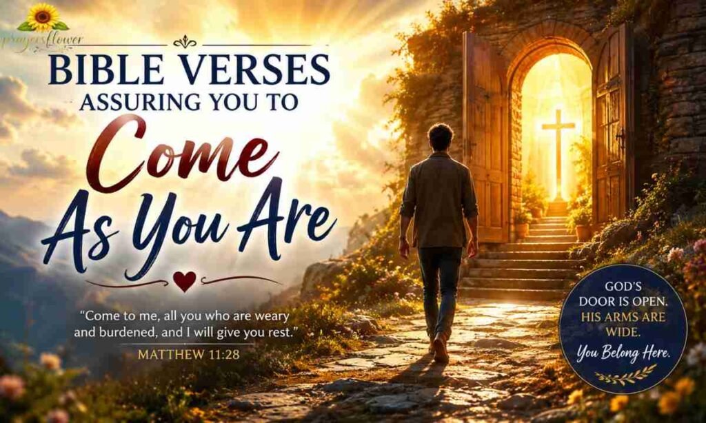Bible Verses Assuring You to Come As You Are