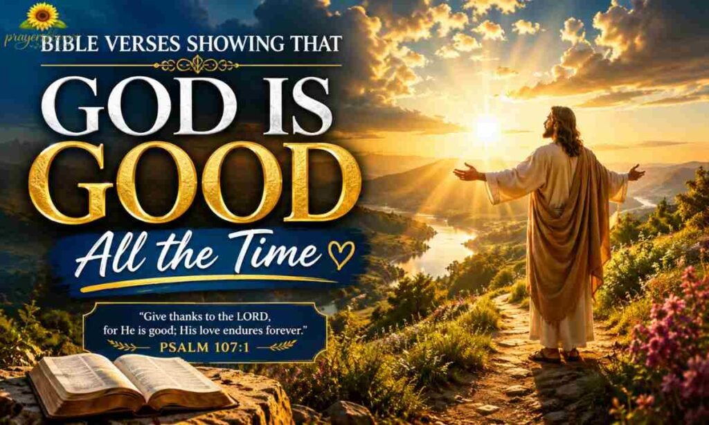 Bible Verses Showing That God Is Good All the Time