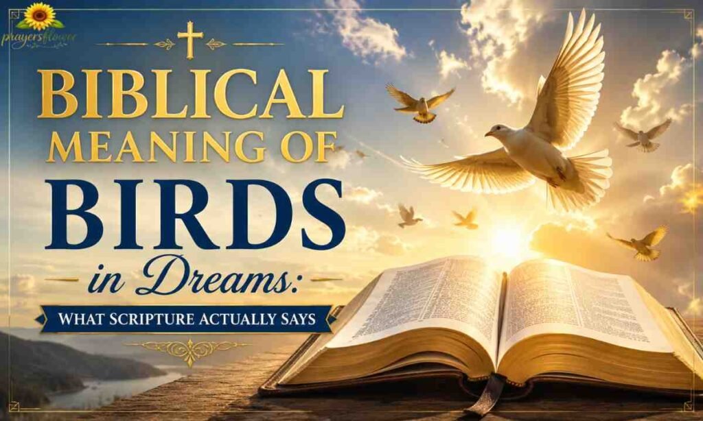 Biblical Meaning of Birds in Dreams What Scripture Actually Says