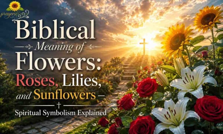 Biblical Meaning of Flowers Roses, Lilies, and Sunflowers — Spiritual Symbolism Explained