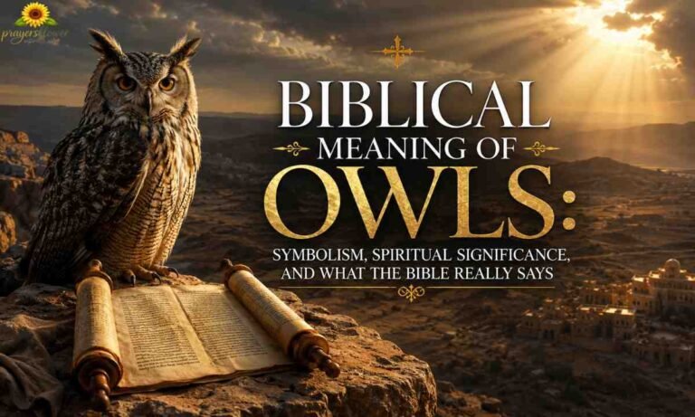 Biblical Meaning of Owls Symbolism, Spiritual Significance, and What the Bible Really Says