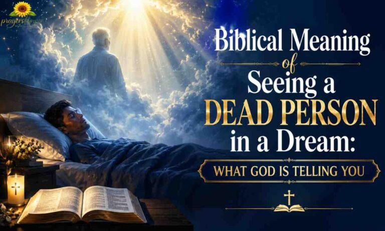 Biblical Meaning of Seeing a Dead Person in a Dream What God Is Telling You