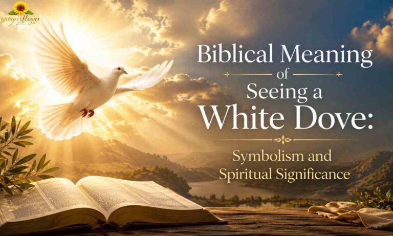 Biblical Meaning of Seeing a White Dove Symbolism and Spiritual Significance