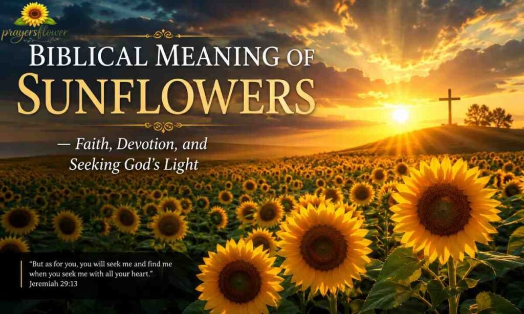 Biblical Meaning of Sunflowers — Faith, Devotion, and Seeking God's Light