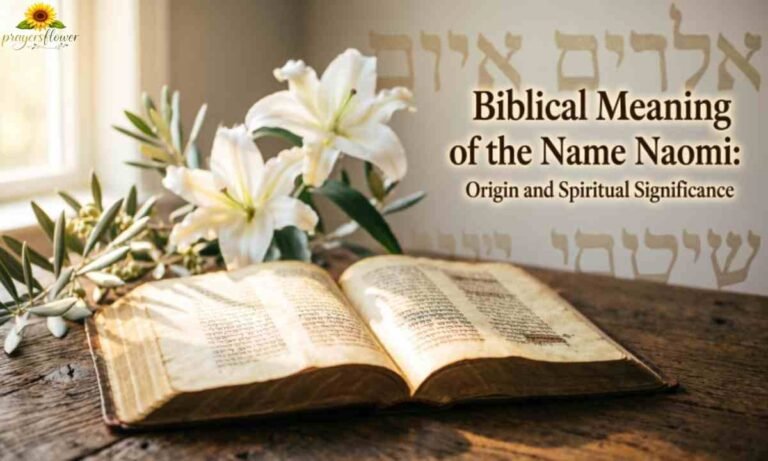 Biblical Meaning of the Name Naomi Origin and Spiritual Significance