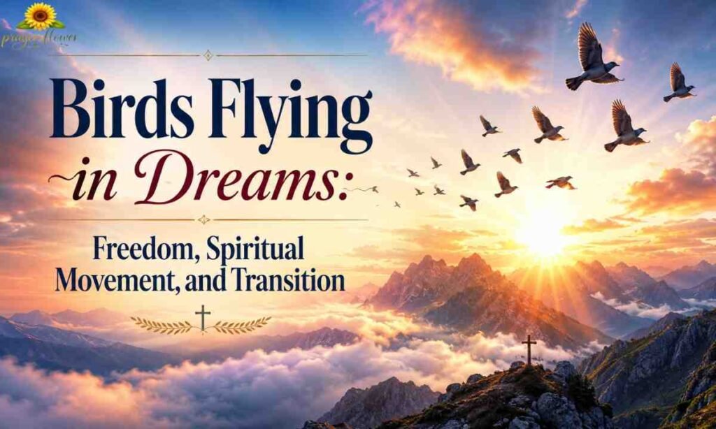 Birds Flying in Dreams Freedom, Spiritual Movement, and Transition