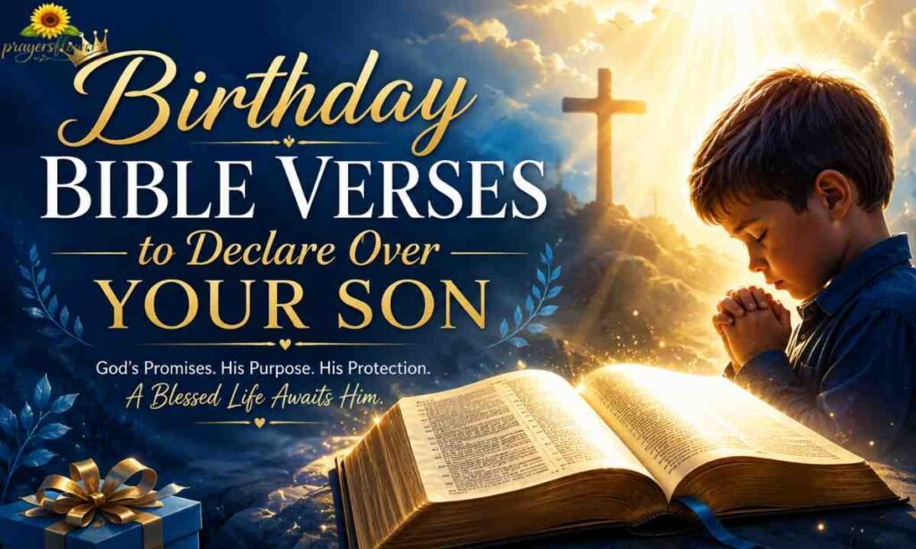 Birthday Bible Verses to Declare Over Your Son