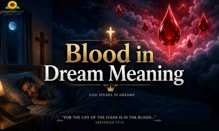 Blood in Dream Meaning
