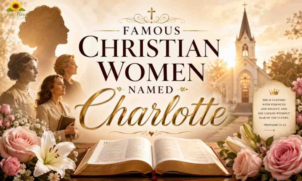 Famous Christian Women Named Charlotte
