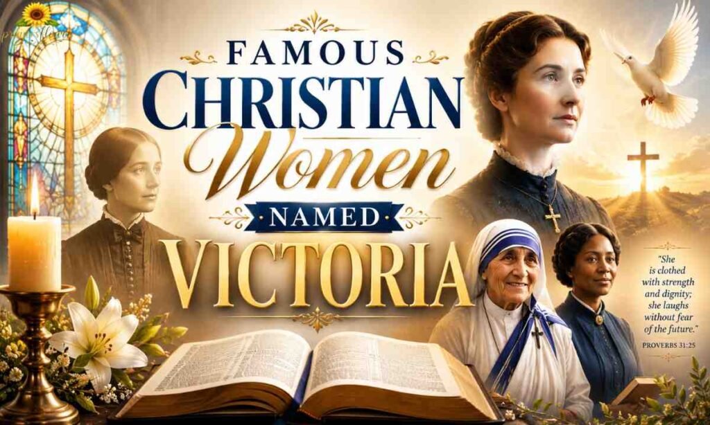 Famous Christian Women Named Victoria
